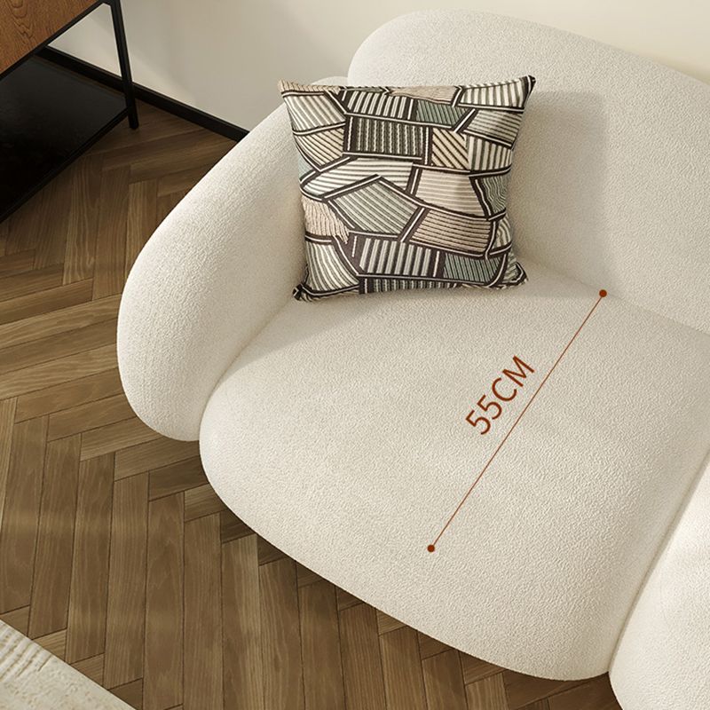 Caquage standard contemporain avec canapé arrière serré et base noire