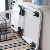 Table d'ordinateur portable de bureau de forme rectangulaire bureau en bois en noir / vert / rose / blanc