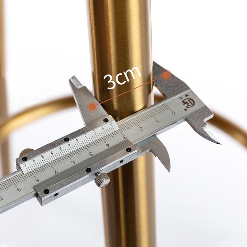 Glam Armless Backrest Counter Stool Steel Bookstore Bar Stool with Velvet Cushion Clearhalo 'Bar Furniture' 'Bar Stools' 'bar_stools' 'furn' 'furn_bar_stools' 'furniture_bar_stools' 'Kitchen & Dining Furniture' 'kitchen&dining_furn' 'kitchen' 'kitchen_furn' Furniture' 1200x1200_64144eda-a278-427d-b443-9a11519aabd4