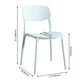 Home Scandinavian Side Chair Stackable Open Back Plastic Dining Room Chair Clearhalo ' kitchen&dining_furn' 'Dining Chairs' 'Dining Tables & Seating' 'dining_chair' 'furn' 'furn_dining_chair' 'Furniture' 'furniture_dining_chair' 'Kitchen & Dining Furniture' 'kitchen' 1200x1200_64171dad-89d4-4638-a571-570045ff86d2