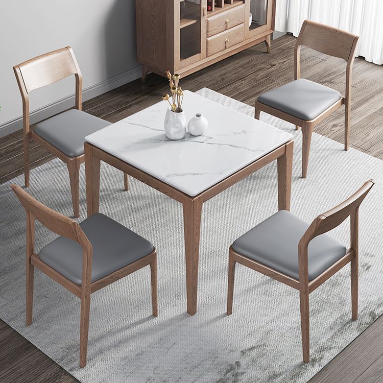 Industrial Style Square Dining Table Stone 4 Legs Dining Site Table for Dining Room Clearhalo ' dining_table' 'Dining Tables & Seating' 'Dining Tables' 'furn' 'furn_dining_table' 'Furniture' 'furniture_dining_table' 'Kitchen & Dining Furniture' 'kitchen&dining_furn' 'kitchen' 'kitchen_dining_table' 1200x1200_6417aa2f-2aac-4a3d-a3f1-773ac58c90d9