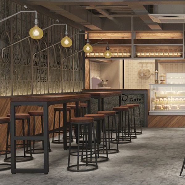 Industrial Armless Backless Counter Stool Iron Cashier Bar Stool with Seat and Pedal Clearhalo 'Bar Furniture' 'Bar Stools' 'bar_stools' 'furn' 'furn_bar_stools' 'Furniture' 'furniture_bar_stools' 'Kitchen & Dining Furniture' 1200x1200_641a8c8e-d3e5-416e-b350-23ca1fe442f5