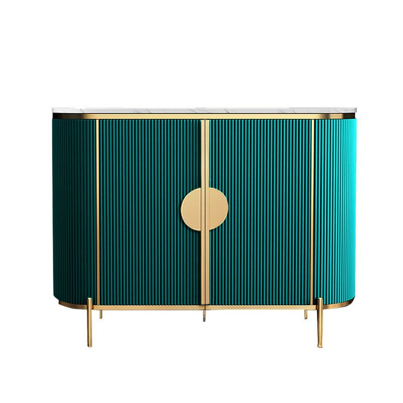 Technischer Holzbuffet Ständer mit Schränken Glam Buffet Sideboard