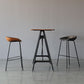 Metal Industrial Dining Room Armless Stool Low Back Bar Stool Clearhalo 'Bar Furniture' 'Bar Stools' 'bar_stools' 'Furniture' 'furniture_bar_stools' 'Kitchen & Dining Furniture' 1200x1200_641c5a8e-582a-4ab2-9ce7-890e4227ffe4