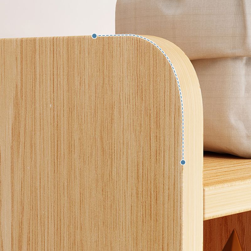 Finitura opaca di libreria standard moderna 11,81 "W -shelf in legno ingegnerizzato per soggiorno