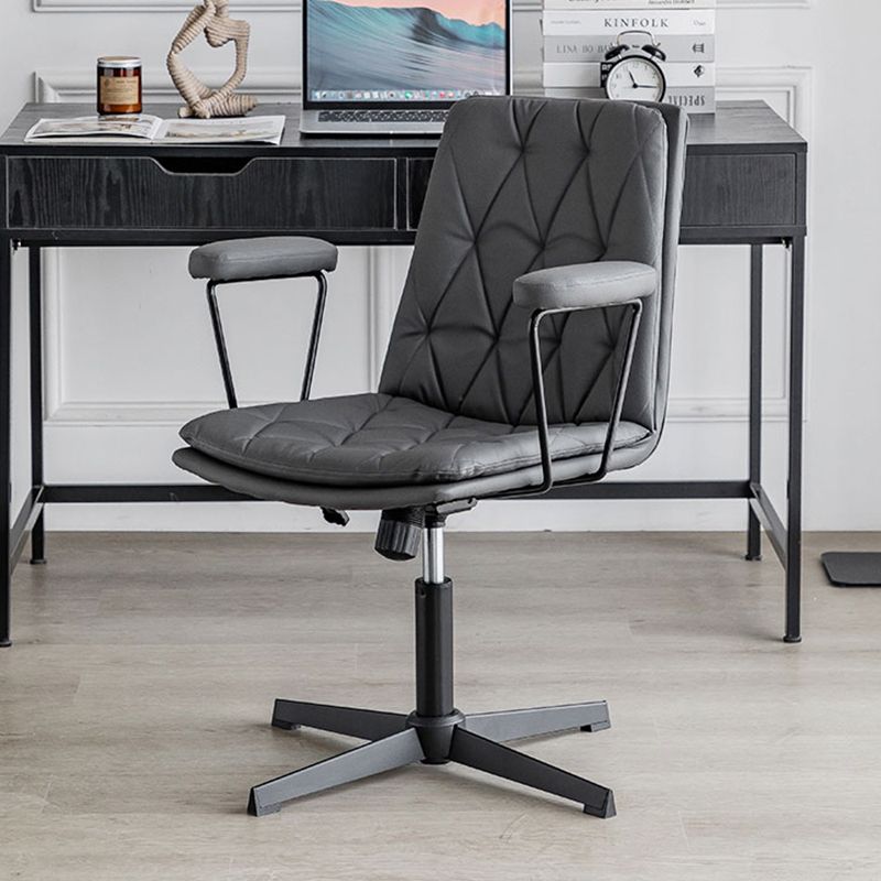 No Wheels Office Chair Contemporary Swivel Rolling Task Chair Clearhalo 'furn' 'furn_office_chair' 'Furniture' 'Office Chairs' 'Office Furniture' 'office_chair' 1200x1200_641f65c6-19f5-4f8a-9e95-7996b9df1f1c