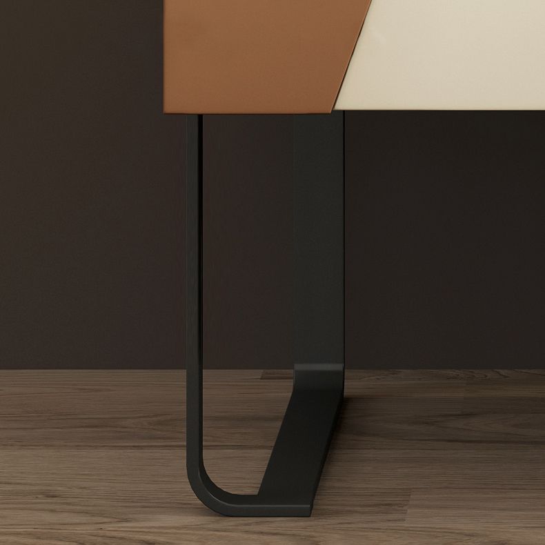 オープンストレージのアクセントテーブルナイトスタンド木製ナイトテーブルベッドルーム用