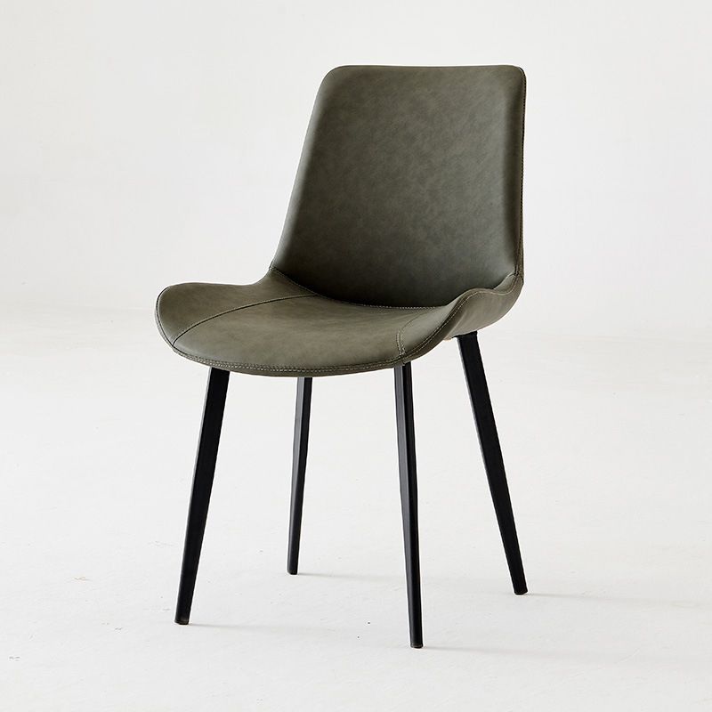 Contemporary Style High-density Sponge Cushion Chair of 18'' Wide Parsons Chair Clearhalo ' kitchen&dining_furn' 'Dining Chairs' 'Dining Tables & Seating' 'dining_chair' 'furn' 'furn_dining_chair' 'Furniture' 'furniture_dining_chair' 'Kitchen & Dining Furniture' 'kitchen' 1200x1200_64215de4-4a13-4671-8830-276a7b60a88d