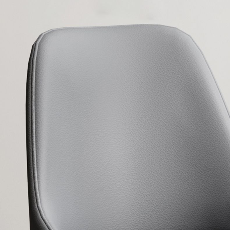 Scandinavische gestoffeerde armloze eetkamerstoelen stoere rugstoel