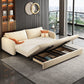 Modern Futon Sofa Bed 30.31" Wide Fabric Storage Futon with Storage