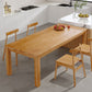 Modern Style Dining Table Rectangle Wood Dining Table with 3 legs Clearhalo 'Dining Tables & Seating' 'Dining Tables' 'dining_table' 'furn' 'furn_dining_table' 'Furniture' 'furniture_dining_table' 'Kitchen & Dining Furniture' 'kitchen' 'kitchen_dining_table' 1200x1200_64238063-e8cf-48de-bd60-26b391874443