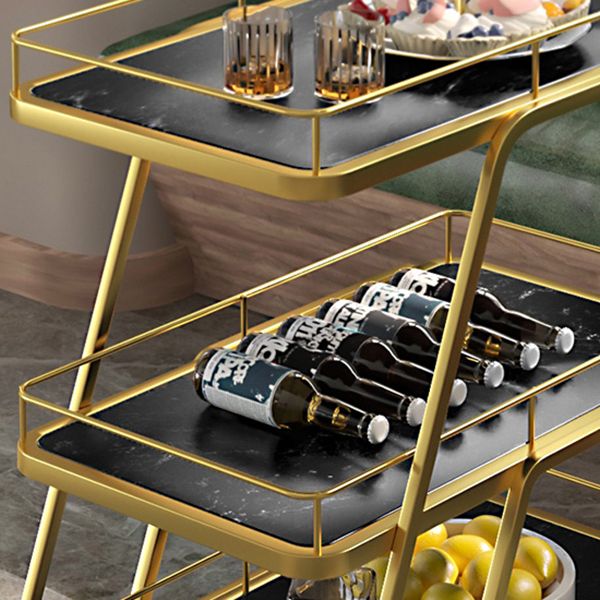 Rolling Contemporary Prep Table Metal Prep Table for Kitchen Clearhalo 'furn' 'furn_kitchen_islands_carts' 'Furniture' 'Kitchen & Dining Furniture' 'Kitchen Islands & Carts' 'kitchen_islands_carts' 1200x1200_64271984-b4cb-4c86-9322-e233f4f2fe13