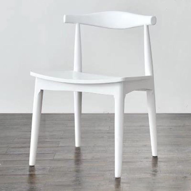 Solid Wood Open Back Side Chair Industrial Dining Side Chair Clearhalo 'Dining Chairs' 'Dining Tables & Seating' 'dining_chair' 'furn' 'furn_dining_chair' 'Furniture' 'Kitchen & Dining Furniture' 1200x1200_642ab6ff-64a4-474e-a7d3-22bb91107422