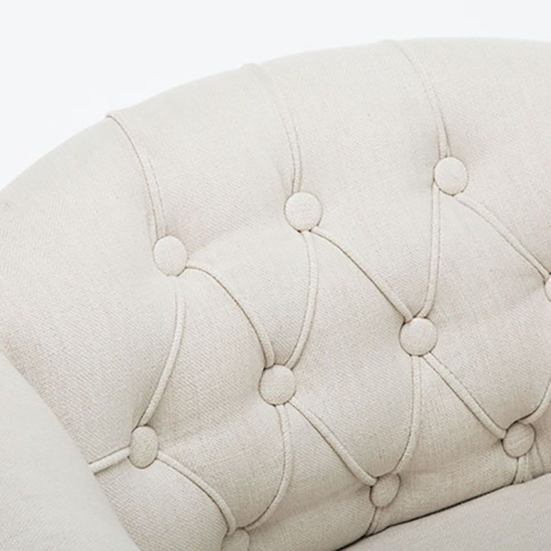 Silla de brazo tapizado de balcón de la granja acabado mate sólido silla de comedor de espalda