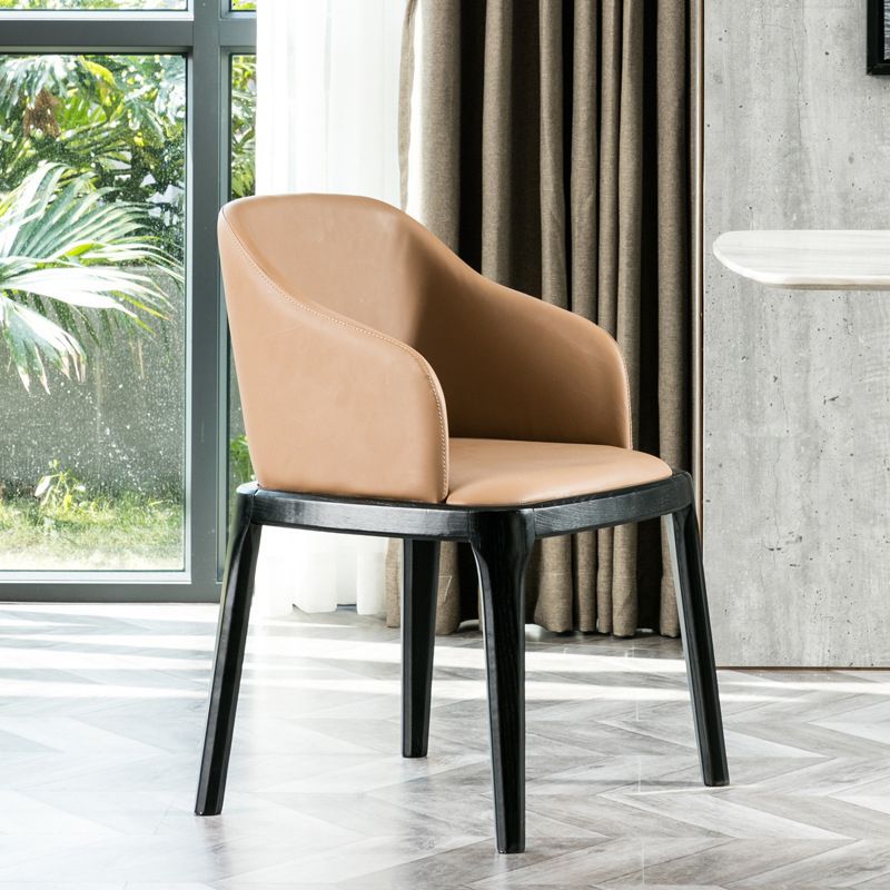 Cucina sedie da pranzo imbottite in casa sedia in fico in pelle parsons