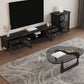 Contemporary Media Console Wood Enclosed Storage TV Console with Doors Clearhalo 'furn' 'furn_tv_stands_entertainment_centers' 'Furniture' 'Living Room Furniture' 'TV Stands & Entertainment Centers' 'TV Stands & Media Storage Furniture' 'tv_stands_entertainment_centers' 1200x1200_642b7e80-6d44-413a-99ad-1f266ba760c0