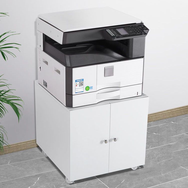 Archivo de almacenamiento de gabinete de acero moderno con castores para el hogar y la oficina