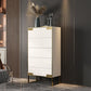 Cómoda cómoda de almacenamiento de madera cómoda clásica Glam para oficina en casa