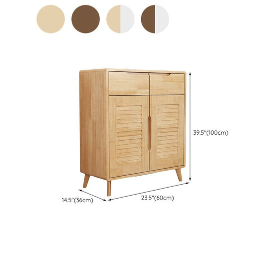 39.37" Tall Wood 2 - Door Accent Cabinet 2 - Drawer Storage Chest Clearhalo 'Cabinets & Chests' 'cabinets_chests' 'furn' 'furn_cabinets_chests' 'Furniture' 'Living Room Furniture' 1200x1200_642dce0e-e745-48de-bd70-4deb6c4f5fdc