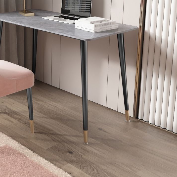 Glam Style Writing Desk Rectangular Home Parsons Base Office Desk Clearhalo 'furn' 'furn_office_desk' 'Furniture' 'furniture_office_desk' 'Office Desks' 'Office Furniture' 'office_desk' 1200x1200_642e8753-674d-415d-9d43-9bc47ef7f57f