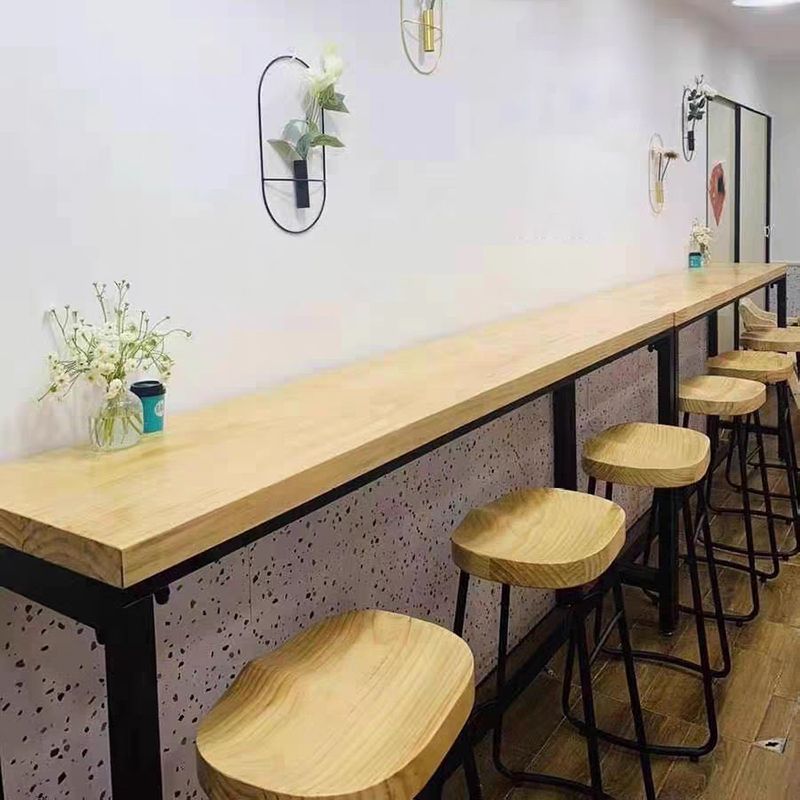 Modern Style Bar-stool with Footrest Sled Iron Legs Barstool for Restaurant Bar Clearhalo 'Bar Furniture' 'Bar Stools' 'bar_stools' 'furn' 'furn_bar_stools' 'furniture_bar_stools' 'Kitchen & Dining Furniture' 'kitchen&dining_furn' 'kitchen' 'kitchen_furn' Furniture' 1200x1200_6431941e-d676-4181-93f2-10418b30d848