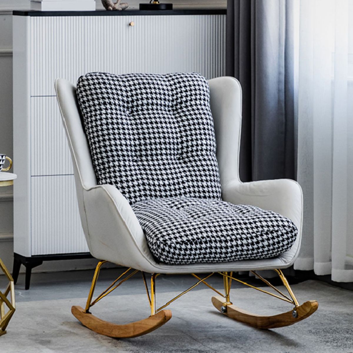 Salon léger luxe chaise de canapé paresseux loisir chaise à bascule maison à la maison