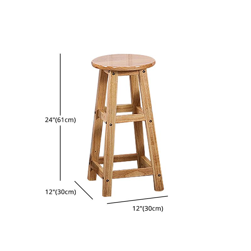Modern Armless Backless Counter Stool Wood Cafe Bar Stool with Seat and Pedal Clearhalo 'Bar Furniture' 'Bar Stools' 'bar_stools' 'furn' 'furn_bar_stools' 'Furniture' 'furniture_bar_stools' 'Kitchen & Dining Furniture' 1200x1200_643a027f-c1a3-449f-bf33-14947ae699b5