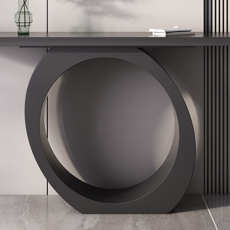 Contemporary Wooden Console Accent Table with Rectangle Top for Hall