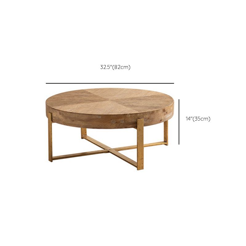 Modern Coffee Table Solid Wood Coffee Cocktail Table for Living Room