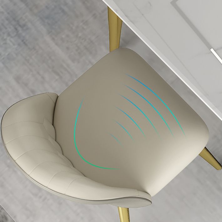 Minimalist Sintered Stone White Dining Set White Standard Dining Set for Kitchen Clearhalo 'Dining Room Sets' 'Dining Tables & Seating' 'dining_room_set' 'furn' 'furn_dining_room_set' 'Furniture' 'furniture_dining_room_set' 'Kitchen & Dining Furniture' 'kitchen&dining_furn' 'kitchen' 1200x1200_643e3fd0-d552-405e-b574-3a0aa195b7fa