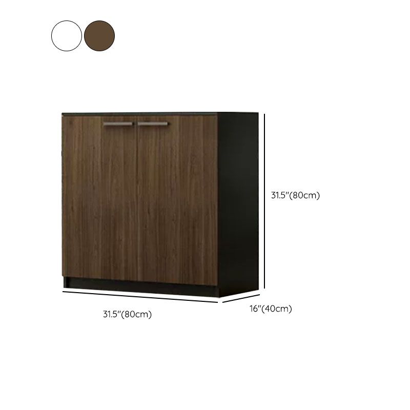 Armadio in legno di archiviazione in stile nordico