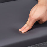 Silla lateral de estilo sólido de estilo sólido sólido silla de comedor de cuero