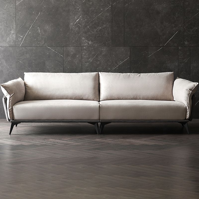 Braun 3/4-Sitzer Lose Rückensofa zeitgenössischer Smoking-Armsofa