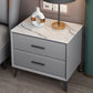 Modern Nightstand Stone Accent Table Nightstand with 2 Drawers Clearhalo 'Bedroom Furniture' 'furn' 'furn_night_stand' 'Furniture' 'night_stand' 'Nightstands' 1200x1200_64487d91-ab35-43ac-8a98-98d140f33a8a