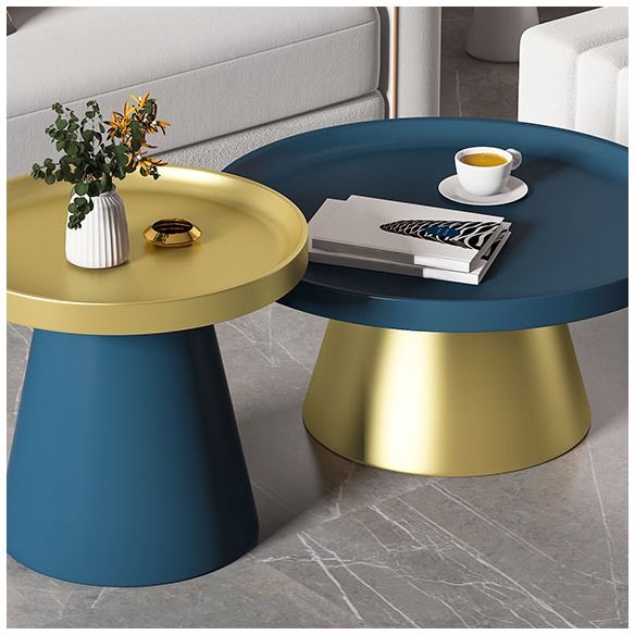 Metal Accent Side Table Table Pedestal Tray Top Side End Snack Table Clearhalo 'Coffee & Accent Tables' 'End & Side Tables' 'end_side_tables' 'furn' 'furn_end_side_tables' 'Furniture' 'Living Room Furniture' 1200x1200_6448ff99-cb1c-4081-934e-57b3b1ad5fdb