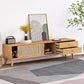Mobile moderno con console TV in legno in legno massiccio con mobile - 17,72 "H