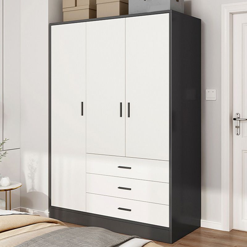 Rectangular Wardrobe Cabinet Modern Simple Wooden Wardrobe Closet Clearhalo 'Armoires & Wardrobes' 'armoires_wardrobes' 'Bedroom Furniture' 'furn' 'furn_armoires_wardrobes' 'Furniture' 1200x1200_644baebf-9246-4bcd-b589-7a79fe5e598d