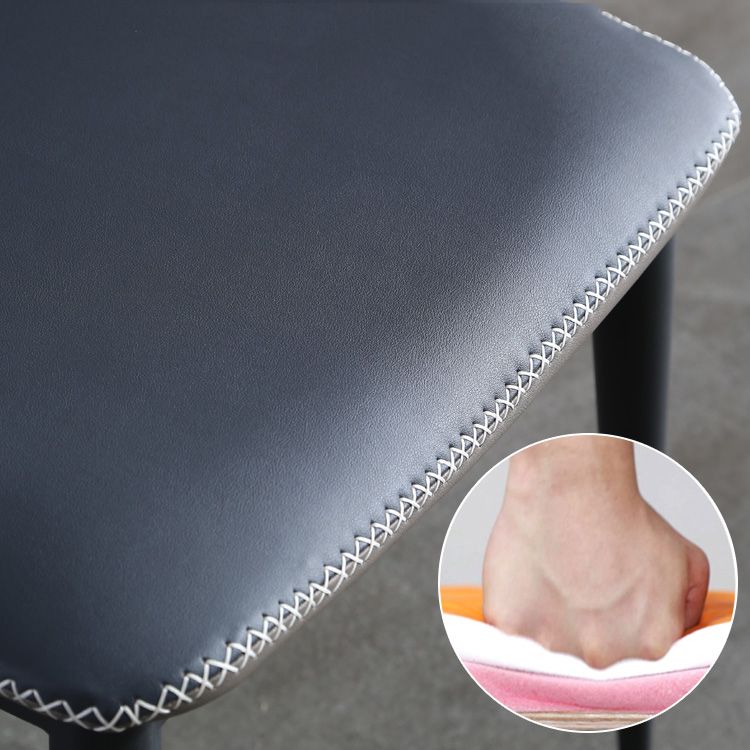 Wingback stoel metalen industriële keuken eetkamer zijstoel