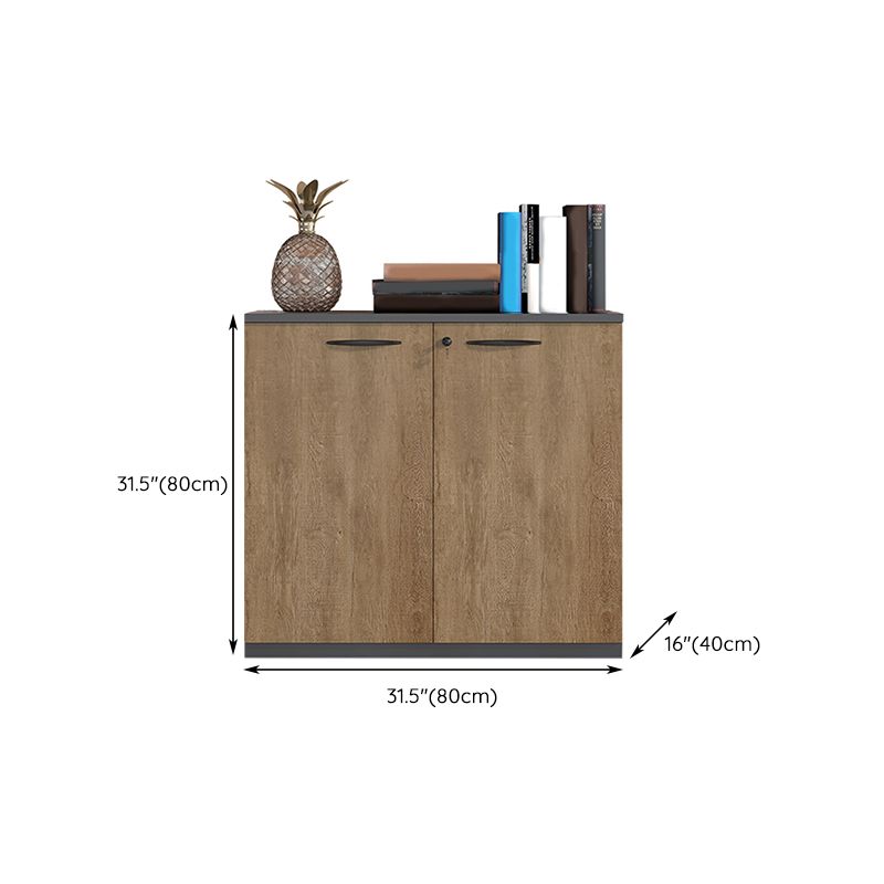 Mobile moderno medievale mobile in legno a chiave mobile di bloccaggio in marrone