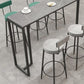 Industrial Style Rectangle Bar Table Stone Fixed Bar Dining Table Clearhalo 'Bar Furniture' 'Bar Tables' 'bar_tables' 'furn' 'furn_bar_tables' 'Furniture' 'Kitchen & Dining Furniture' 1200x1200_644d038a-35d7-4565-b97b-c9e2ca8b3ad7