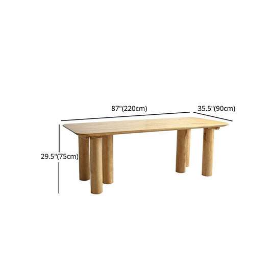 Solid Wood 1/2/5 Pieces Dining Set Modern Rectangle Dinette Table Set for Home Use Clearhalo 'Dining Room Sets' 'Dining Tables & Seating' 'dining_room_set' 'furn' 'furn_dining_room_set' 'Furniture' 'furniture_dining_room_set' 'Kitchen & Dining Furniture' 'kitchen&dining_furn' 'kitchen' 1200x1200_644ddcc6-476a-4e21-a296-02a80ea472ac