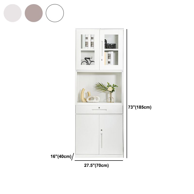 閉じた金属製の本棚モダンホームリビングルームベッドルーム標準本棚