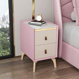 Contemporary Night Table Solid Wood Bed Nightstand with 2 Drawers Clearhalo 'Bedroom Furniture' 'furn' 'furn_night_stand' 'Furniture' 'night_stand' 'Nightstands' 1200x1200_64516365-3fa5-4fcb-95fb-43fbb423c89e