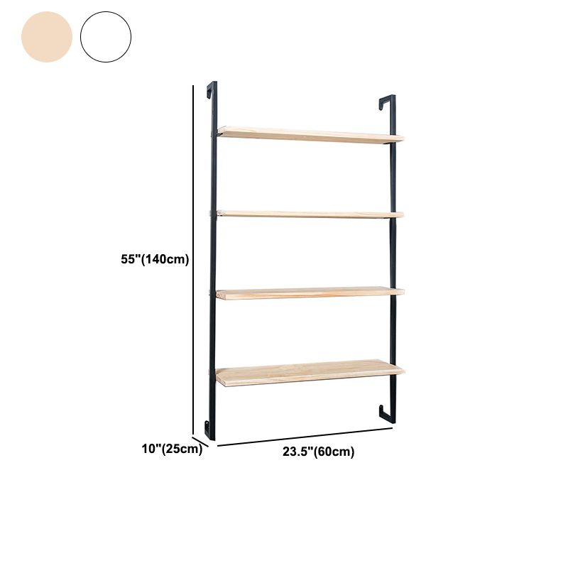Estantería flotante de madera escandinava 9.8 "