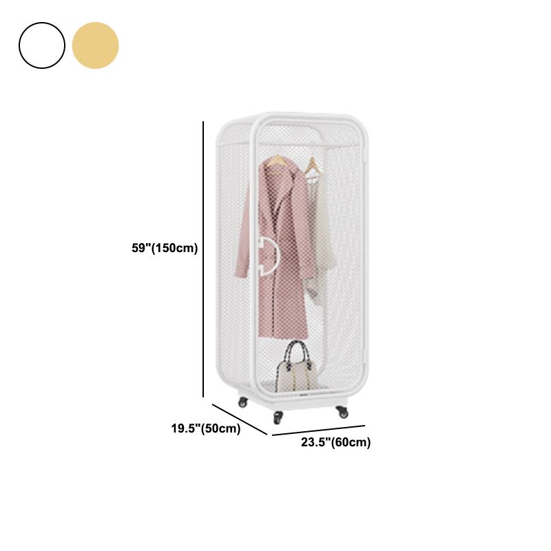 Armoire de rangement en métal moderne pour armoire finale mate de chambre à coucher