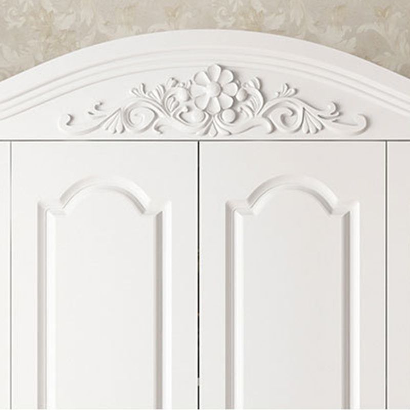 Franse landkledingkast Wood Soft Close Door Garderobe Closet met 2 la