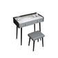 Modern Compact Makeup Vanity 1/2 Cassette da toeletta con sgabello imbottito