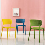 Modern Style Plastic Dining Chairs Open Back Stackable Dining Chair for Kitchen Clearhalo ' kitchen&dining_furn' 'Dining Chairs' 'Dining Tables & Seating' 'dining_chair' 'furn' 'furn_dining_chair' 'Furniture' 'furniture_dining_chair' 'Kitchen & Dining Furniture' 'kitchen' 1200x1200_6454483d-497c-4812-8cec-5c98486bdac9