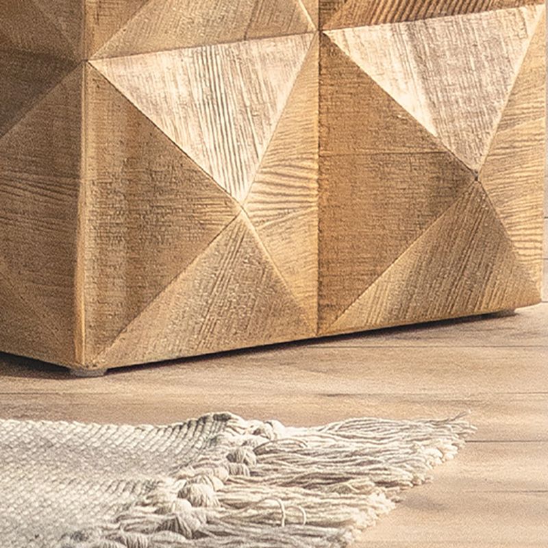 Sqaure Pine Drum Side Table Rustic Natural 14.37" Wide End Table Clearhalo 'Coffee & Accent Tables' 'End & Side Tables' 'end_side_tables' 'furn' 'furn_end_side_tables' 'Furniture' 'Living Room Furniture' 1200x1200_6454fd1b-f079-4d7a-9af2-9b76c7eba9c2