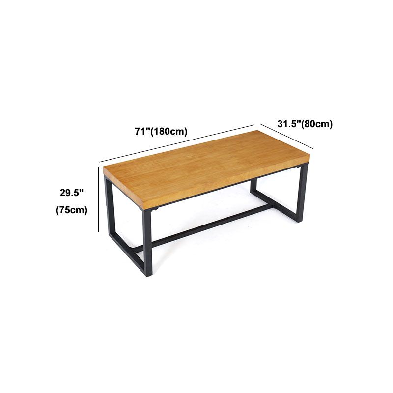 Modern Style Office Desk Solid Wood Trestle Home Writing Desk Clearhalo 'furn' 'furn_office_desk' 'Furniture' 'furniture_office_desk' 'Office Desks' 'Office Furniture' 'office_desk' 1200x1200_645d0cc1-a258-4261-963e-0f187935df16